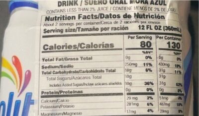 Electrolit Mora 625ml