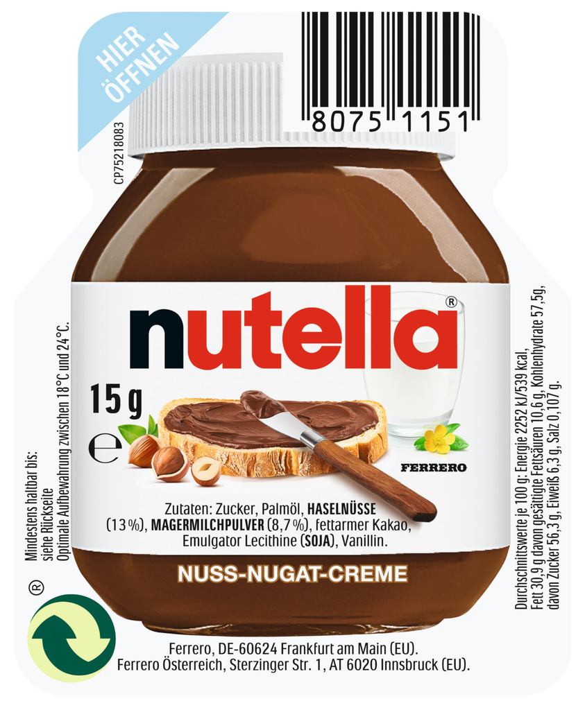 [611001] Nutella 15g