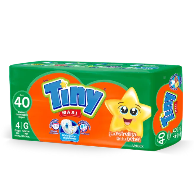 [605006] Pañal Tiny Gde 4 Et Pza