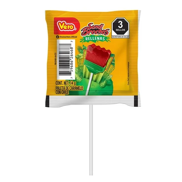 [611047] Paleta Sandi Brochas Rellenas