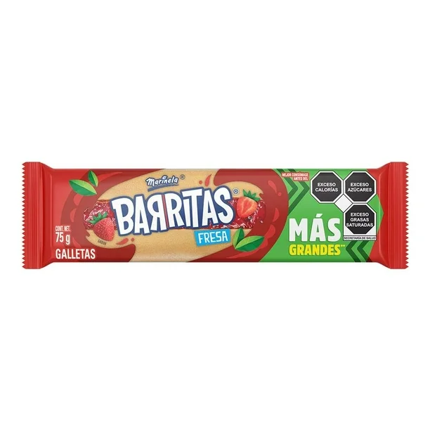 [620001] Barritas Fresa Marinela 75g