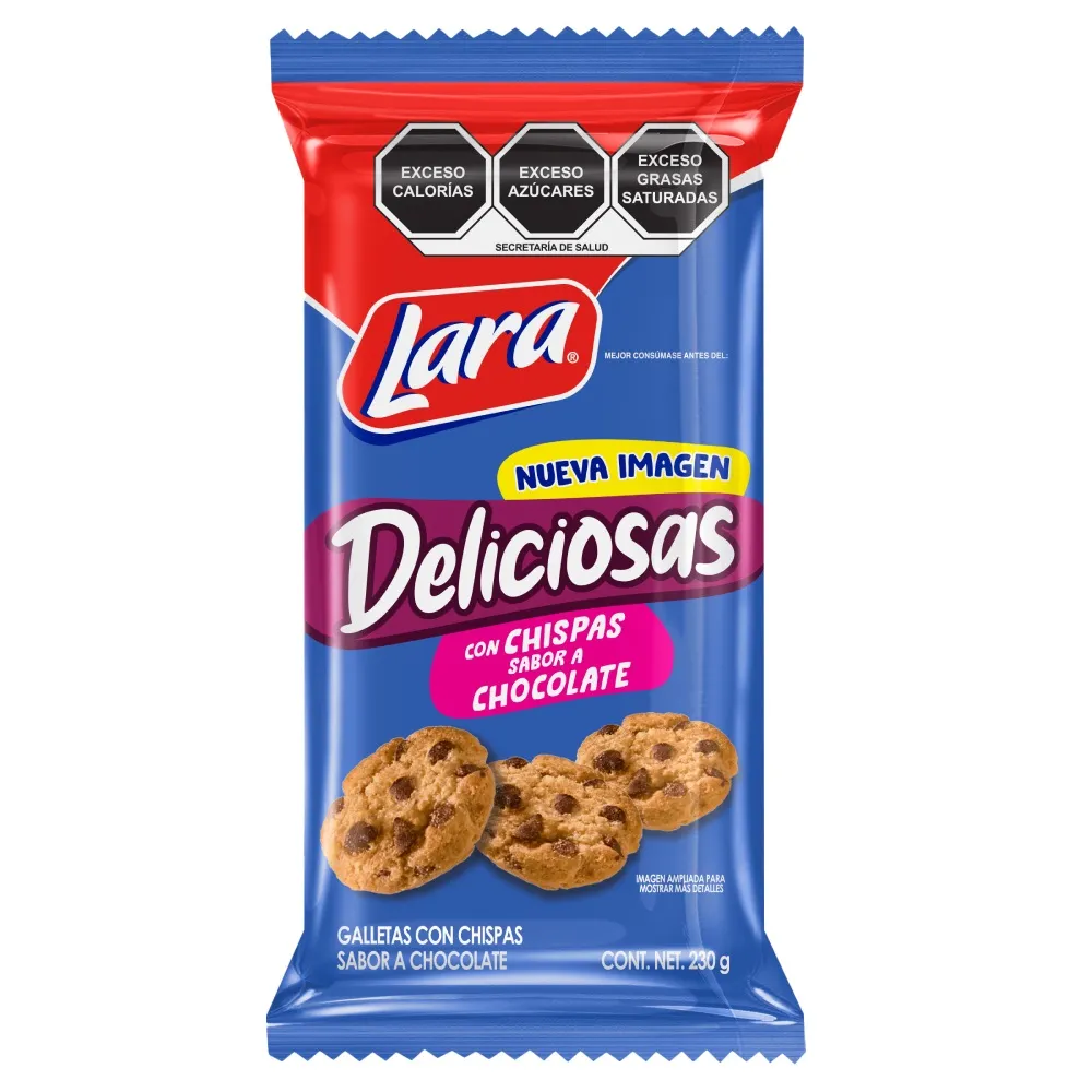 Deliciosas Chocochispas Lara 230g