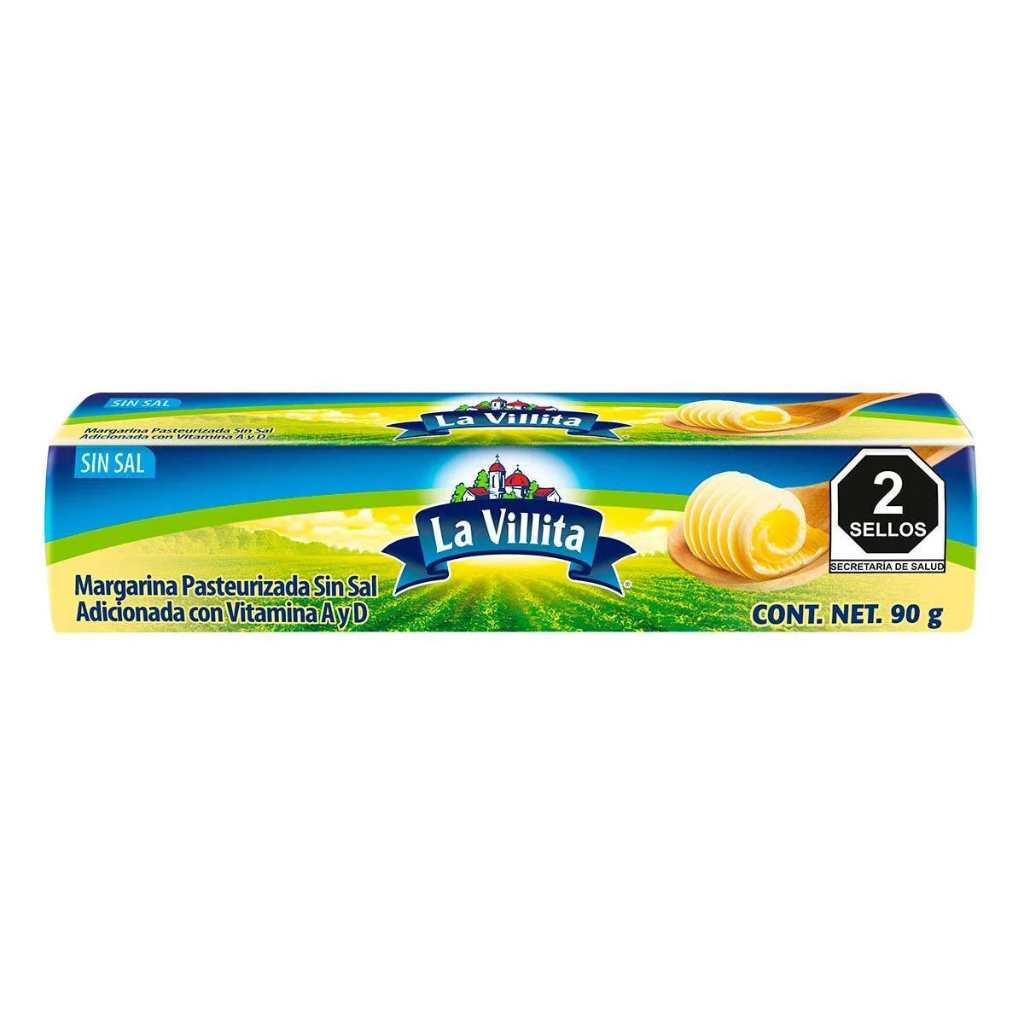 Margarina La Villita S/Sal 90g