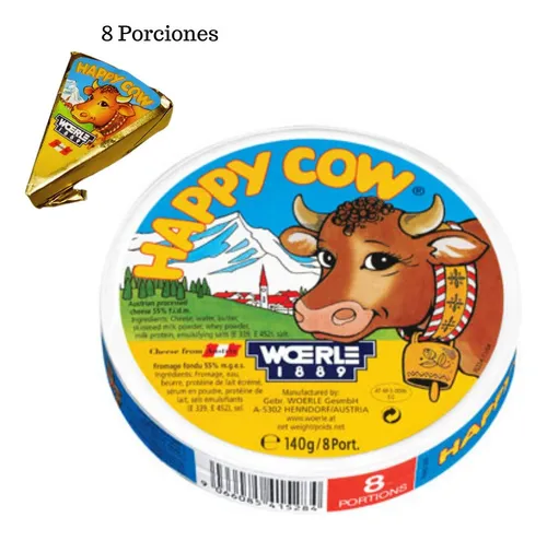 [508024] Queso Fundido Happy Cow 140g