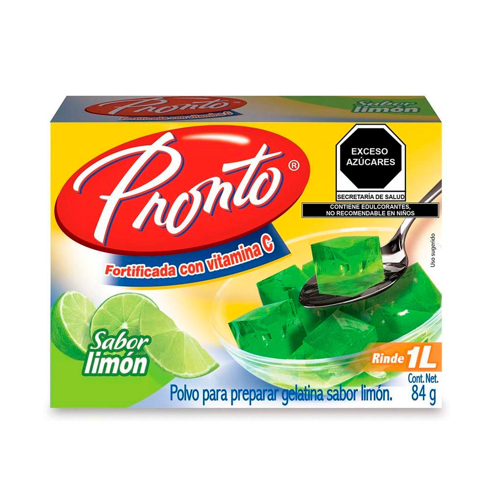 [607022] Gelatina Limon Pronto 84g