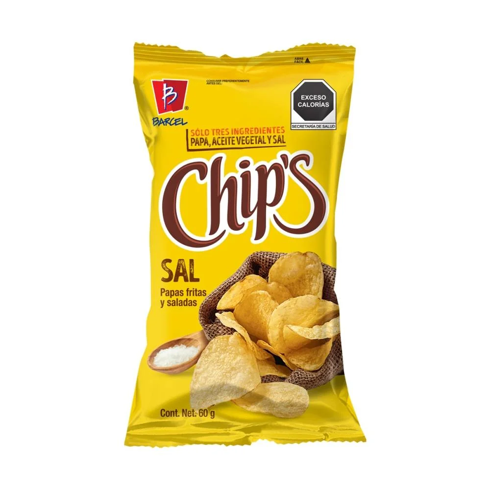 [604046] Chips Sal Barcel 60g