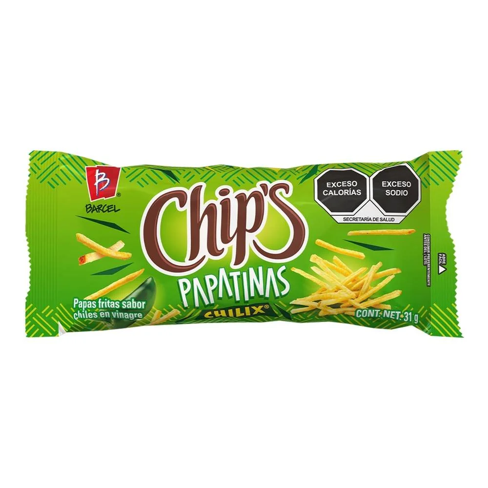 [604026] Chips Papatinas Chilix Barcel 31g