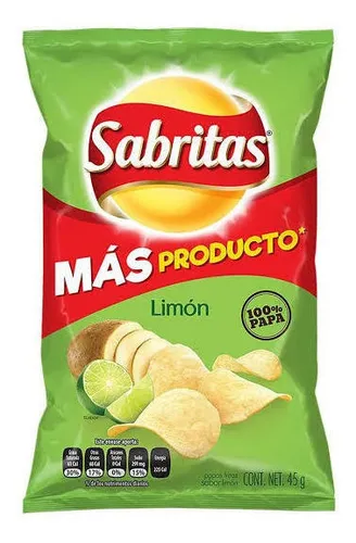 [629050] Papas Limón Sabritas 45g