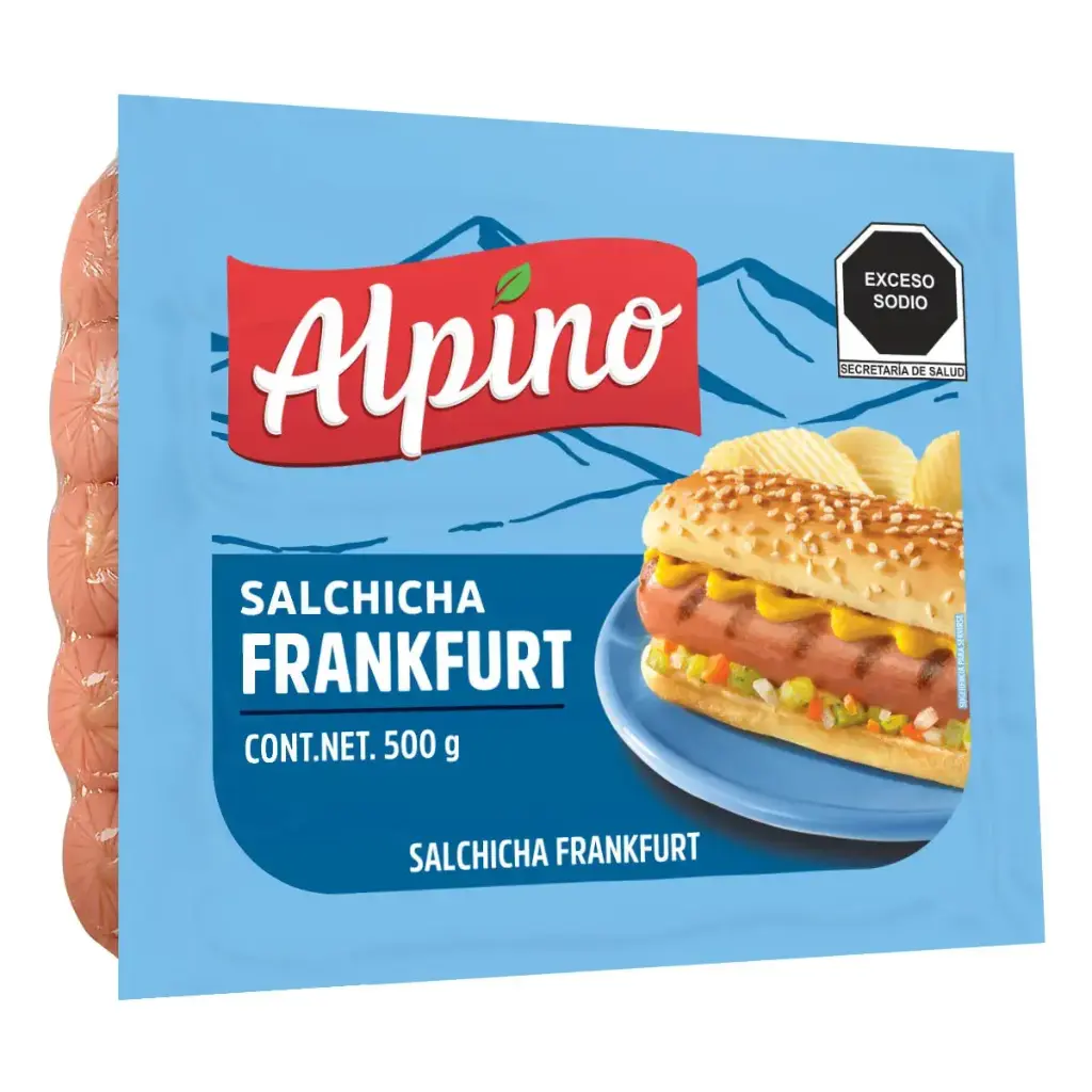 Salchicha Alpino Pavo Frankfurt Kg