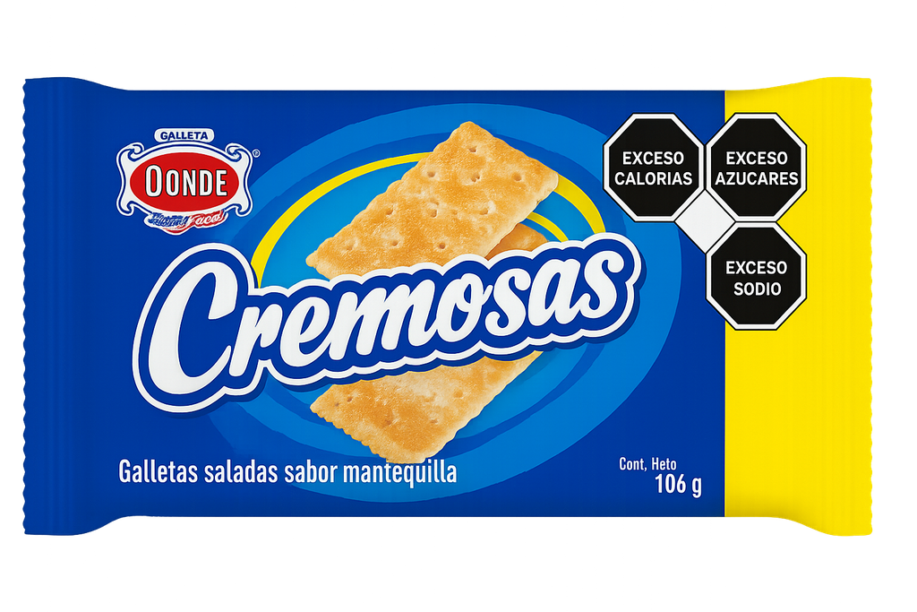 Galletas Cremosas Snacks Dondé 106g