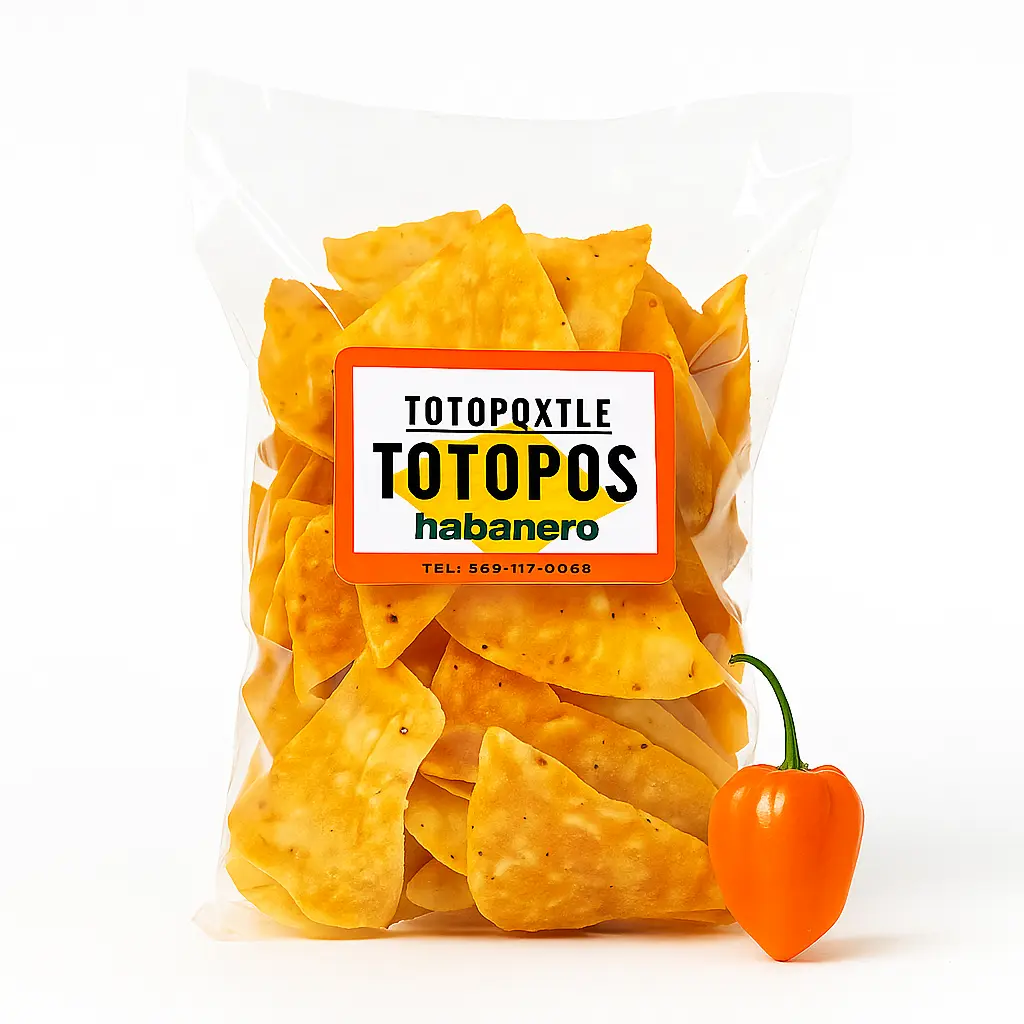 Totopos Habanero Totopoxtle 240g