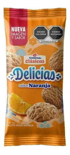 Delicias Naranja Gam 70g