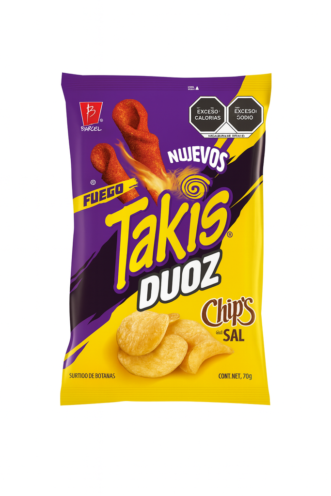 [604007] Takis Chips Duoz 70g