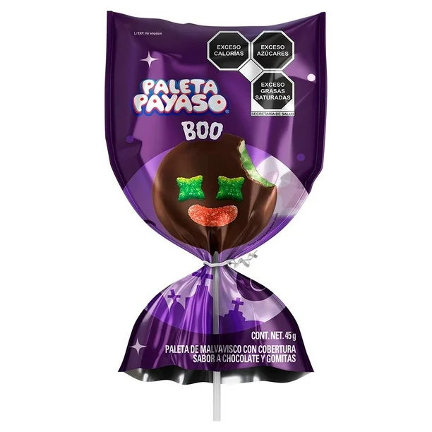 Paleta Payaso Halloween 45g