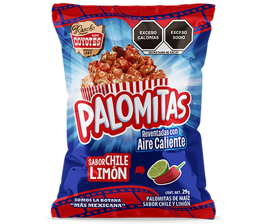 Palomitas Chile Limón Coyotes 29g