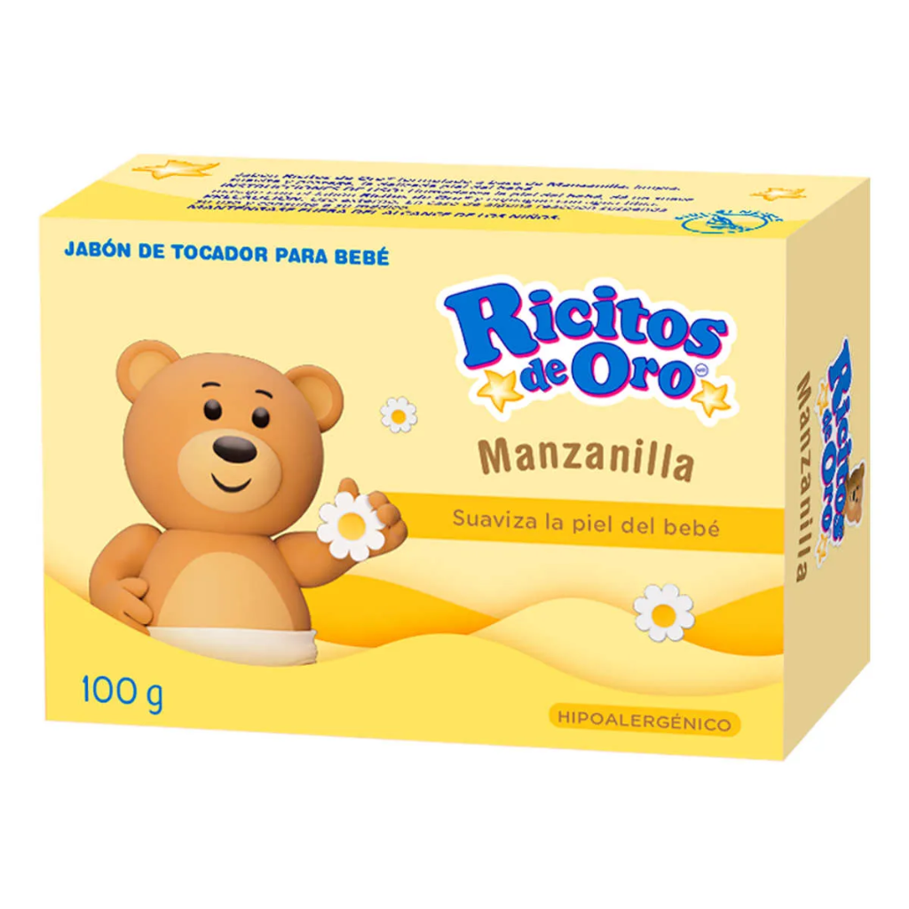 [605007] Jabón Ricitos de Oro Manzanilla 100g