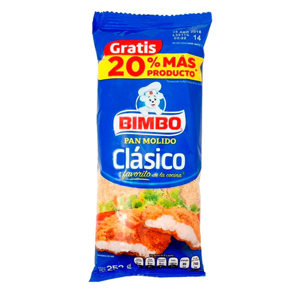 [632017] Pan Molido Bimbo 252gr