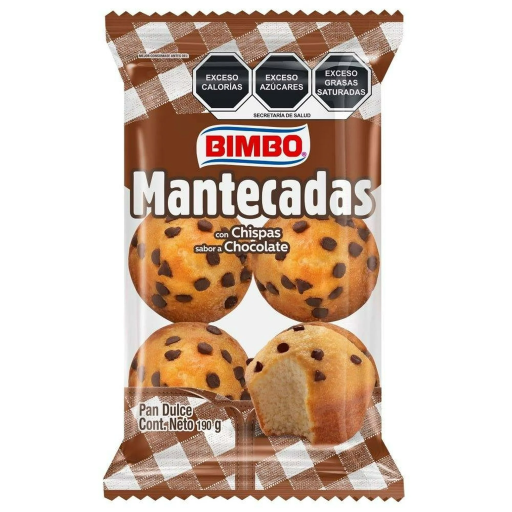 [632009] Mantecadas Chispas Chocolate Bimbo 190gr
