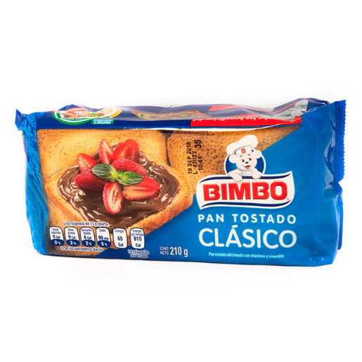 [632026] Pan Tostado Clásico Bimbo 210g