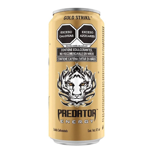 [606082] Bebida Ener Predator Gold Strike 355ml