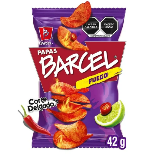 [604030] Papas Barcel Fuego Barcel 42g