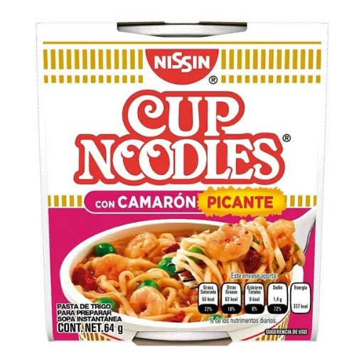 [623016] Sopa Camarón Picante Nissin 64g