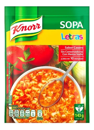 [623006] Sopa Letras Knorr 143g