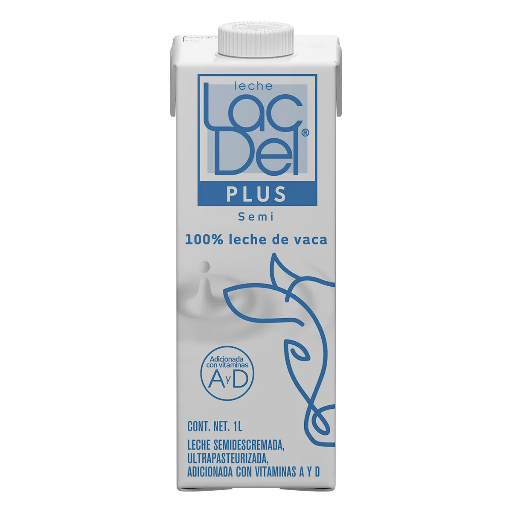 [508009] Leche Semi LacDel 1L