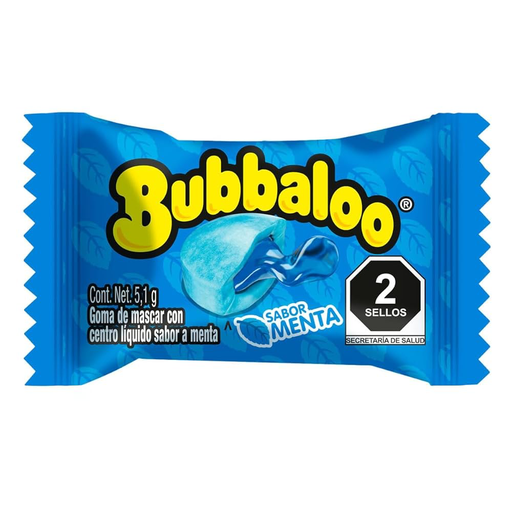 [611063] Chicle Bubbaloo Menta
