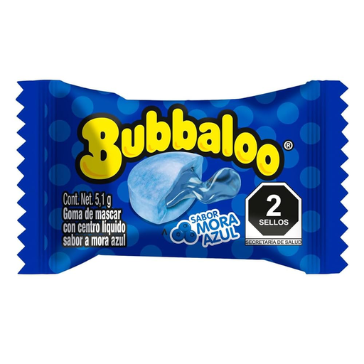 Chicle Mora Azul Bubbaloo