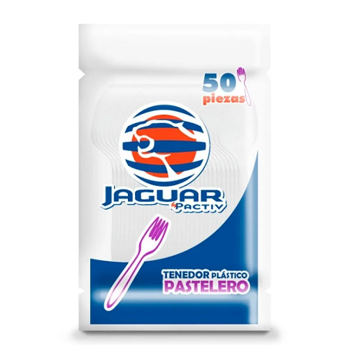 Tenedores Pastel Des Jaguar 50Pz