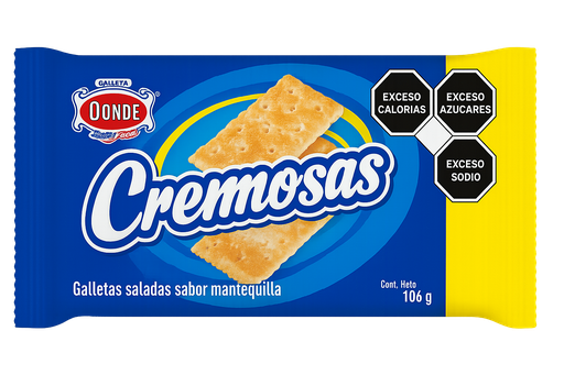 [610040] Galletas Cremosas Snacks Dondé 106g