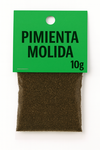 Pimienta Molida 10g