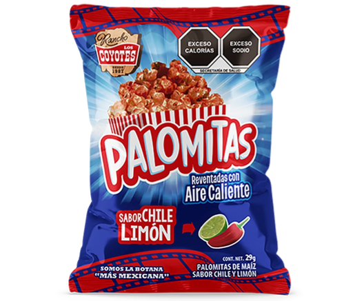 Palomitas Chile Limón Coyotes 29g