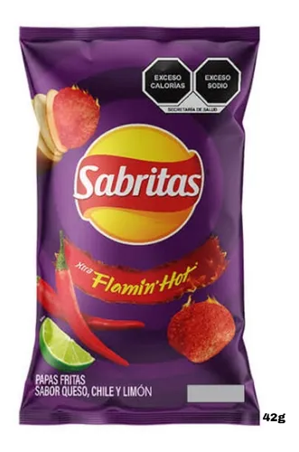 [629054] Papas Flaminhot Sabritas 42g