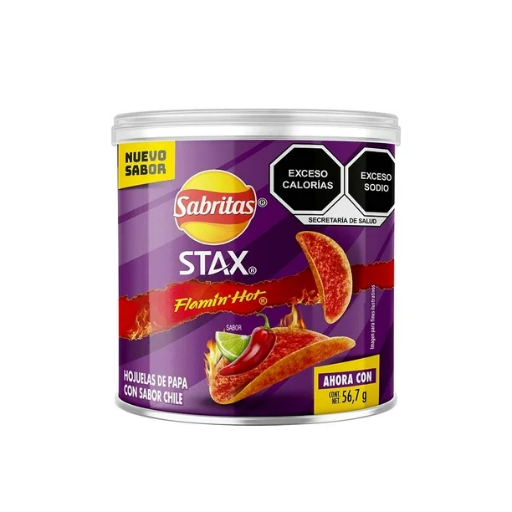 [629059] Papas Stax Flamin Hot 56g